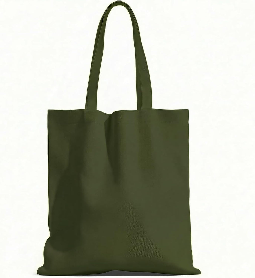 Woventote Natural Canvas Tote Bag 14x15in Reusable Shopping Bag