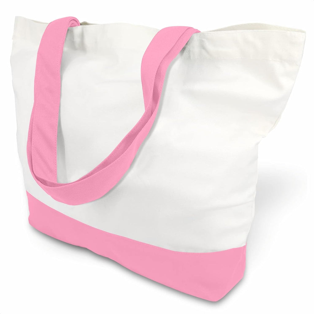 Woventote 12oz Heavy Cotton Canvas Tote Bag Two-Tone Reusable Grocery Bag for DIY Crafts