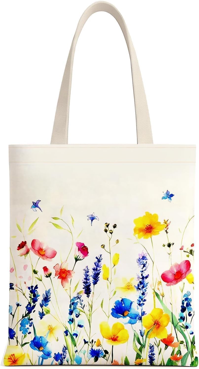 Woventote Natural Canvas Tote Bag 14x15in Reusable Shopping Bag