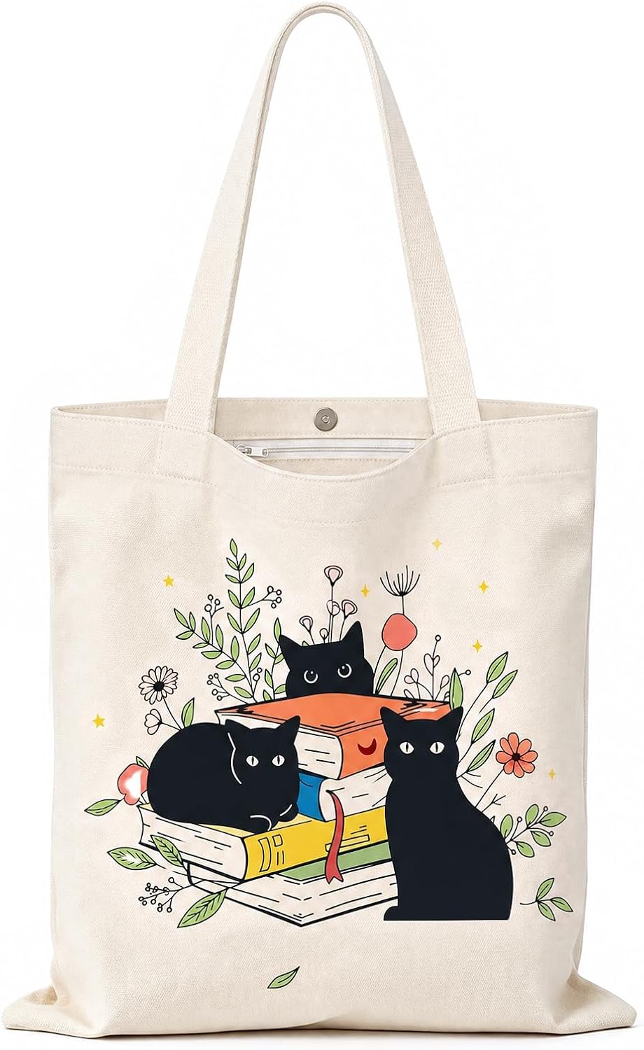 Woventote Natural Canvas Tote Bag 14x15in Reusable Shopping Bag
