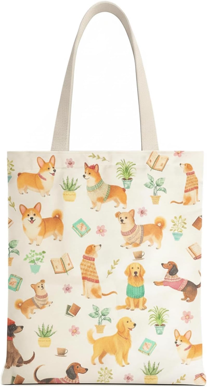 Woventote Natural Canvas Tote Bag 14x15in Reusable Shopping Bag