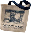 Woventote Zipper Canvas Book Tote Bag Washable Shoulder Bag for Women