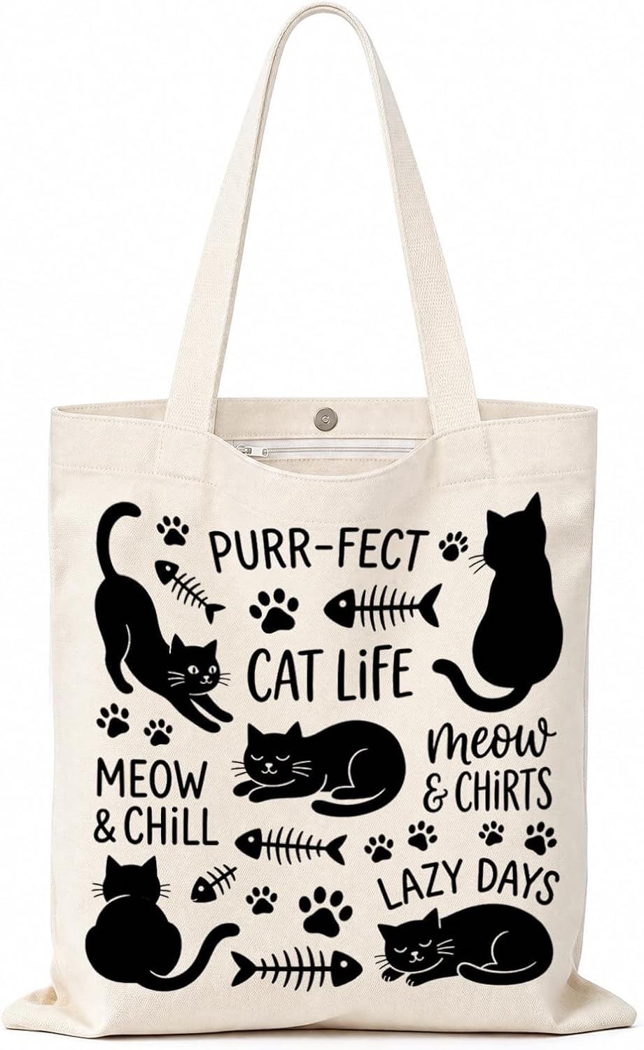 Woventote Natural Canvas Tote Bag 14x15in Reusable Shopping Bag