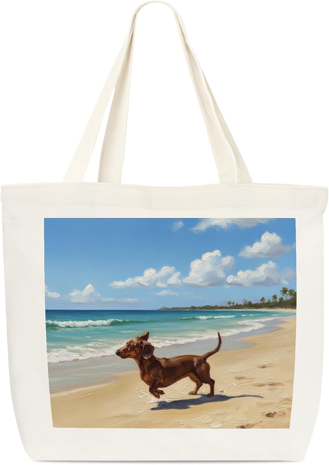 Woventote Handwoven Canvas Tote Bag Large Capacity Shoulder Bag for Women
